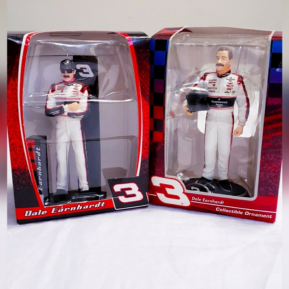 2 Dale Earnhardt figures Ornaments - Picture 2 of 4